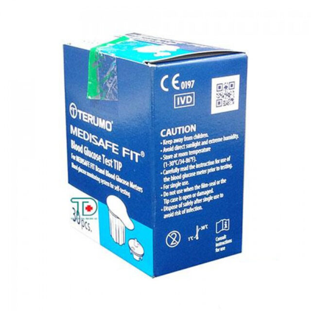 Que đo đường huyết Terumo Medisafe Fit (30 test)