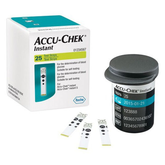 Que đo đường huyết Accu-Chek Instant 