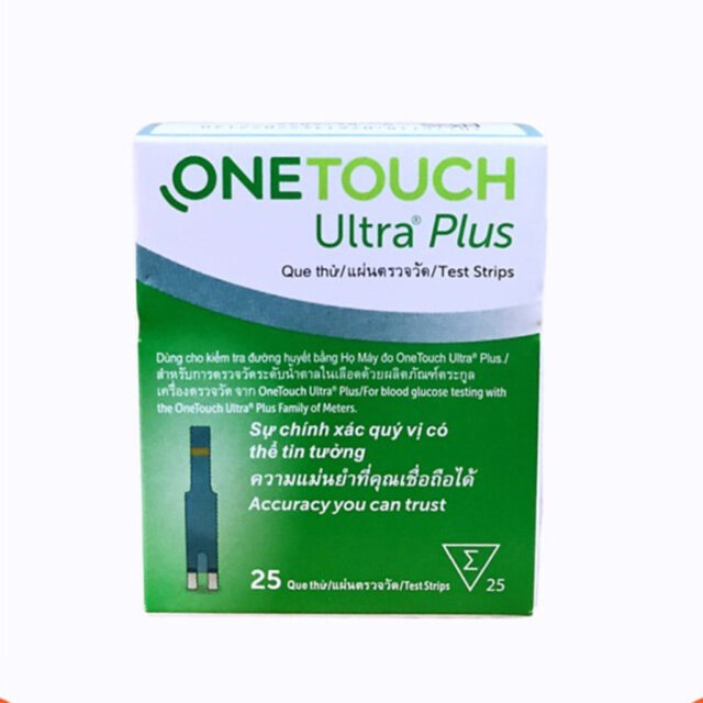 Que đo đường huyết OneTouch Ultra Plus (25 test)