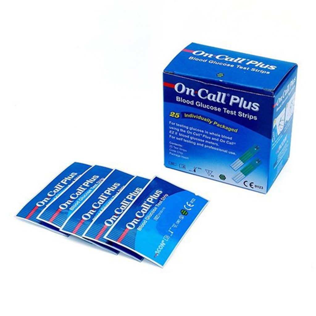 Que đo đường huyết On-Call Plus (25 test)