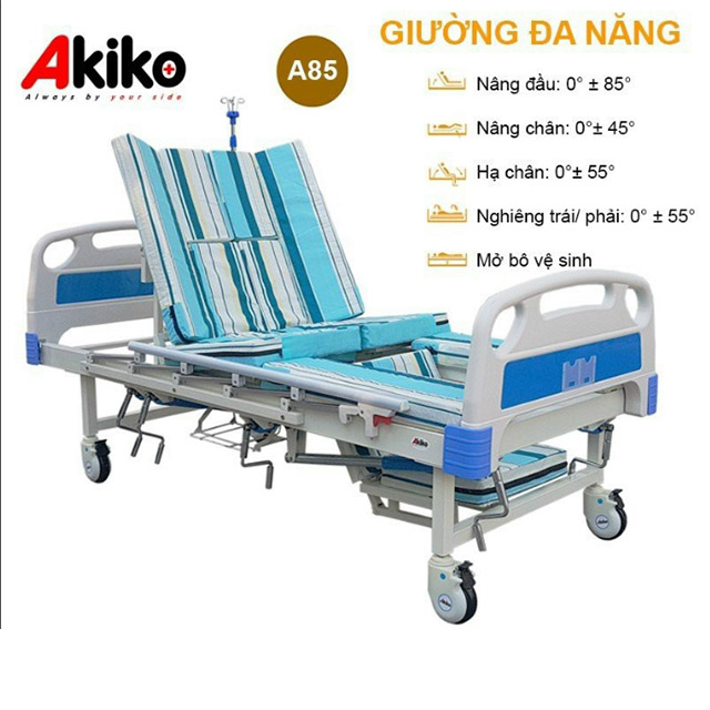 Giường bệnh nhân quay Akiko A85