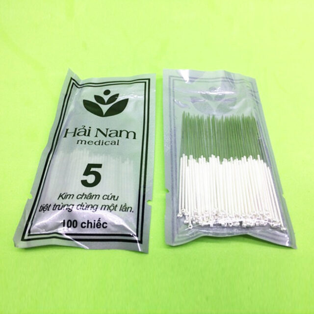 Kim châm cứu vô trùng Hải Nam-1000