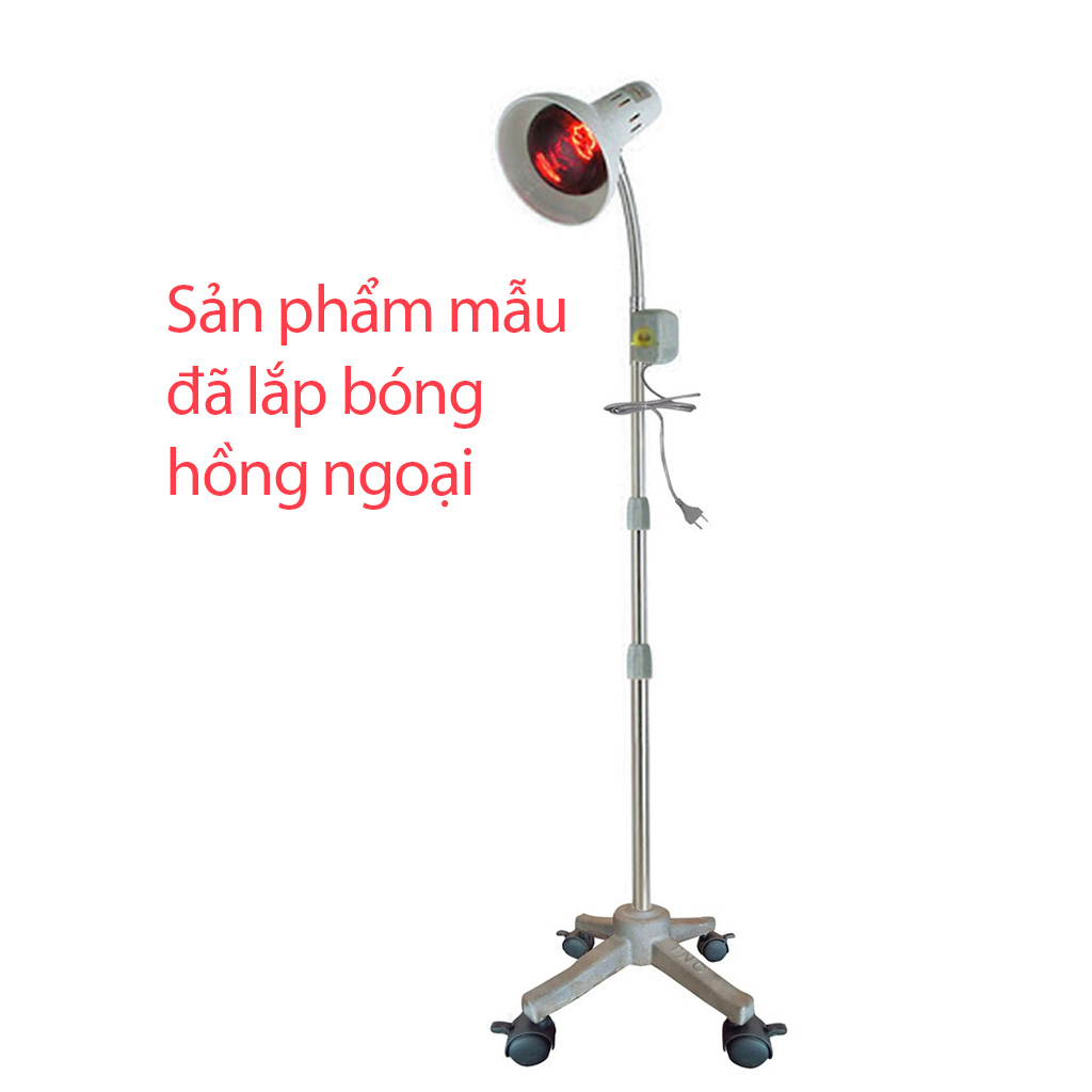 Chân đèn gù hồng ngoại trị liệu TNC-G (có bánh xe, đế bằng gang)