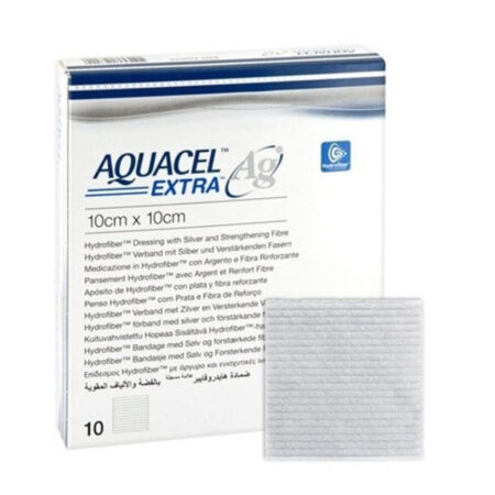 Gạc kháng khuẩn Aquacel Ag Extra (10x10 cm)