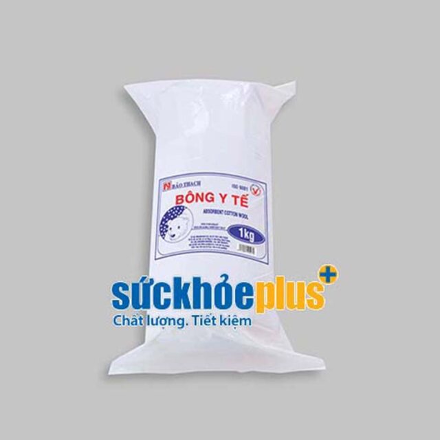 Bông y tế thấm nước Bảo Thạch (1kg)