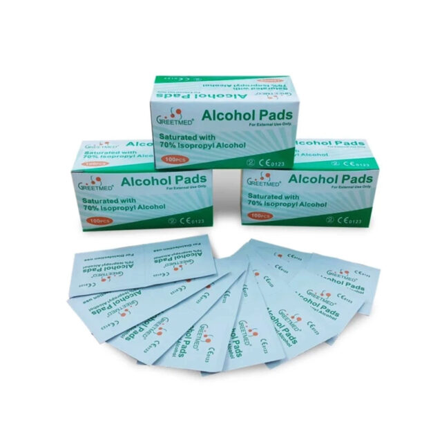 Bông tẩm cồn tiệt trùng vết thương Alcohol pads