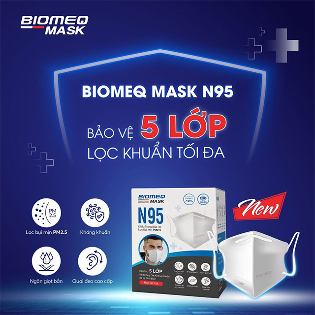 khẩu trang Biomeq mask n95