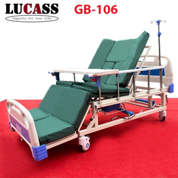 Giường bệnh nhân 3 tay quay Lucass GB-106